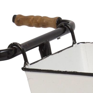 Gerson 17.7-in. Whimsical Metal Tricycle with 2 Planters Outdoor Décor