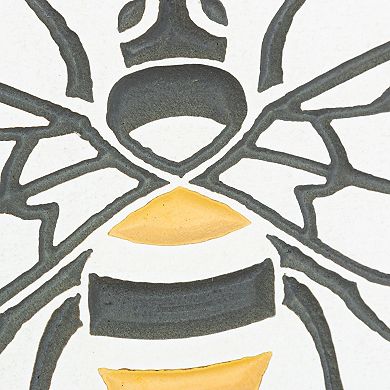 Gerson 48-in. Wood Engraved Bee Design Wall Sign with Easel