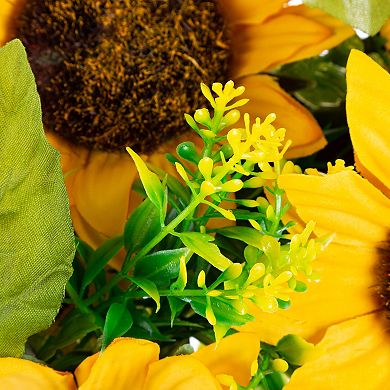 Gerson 22-in. Sunflower Artificial Wreath