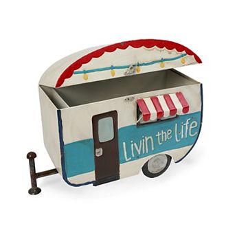 Gerson Metal Antique Camper Ice Chest with Liner