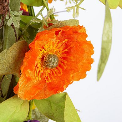 Gerson 24-in. Mixed Vibrant Flower Wreath