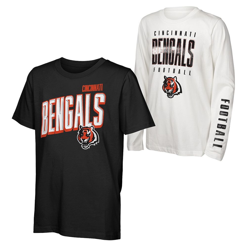 Cincinnati Bengals Toddler Girls Pink Big Game Short Sleeve T-Shirt