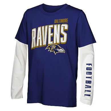 Kids Baltimore Ravens The Mix 3-in-1 Combo Tee