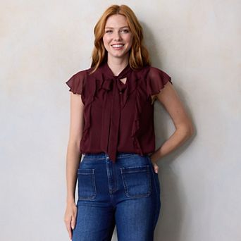 Women's LC Lauren Conrad Ruffle Front Tank Top