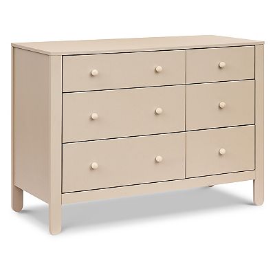 Carter's by Davinci Marisol 6-Drawer Dresser - Taupe/Washed Natural