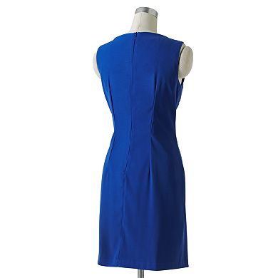 AB Studio Solid Sheath Dress
