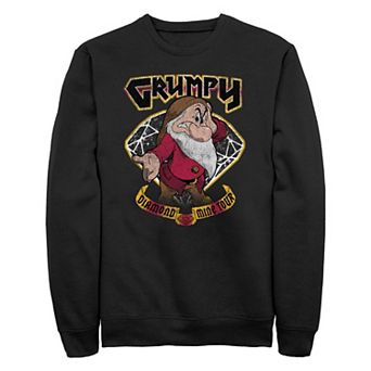 Disney's Snow White And The Seven Dwarfs Grumpy Diamond Mine Tour Big & Tall Fleece Sweatshirt