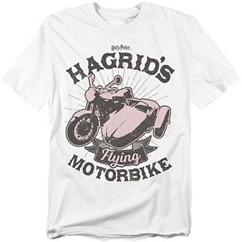 Big & Tall Original & Unrestored Harry Potter Hagrid's Motorbike Graphic Tee