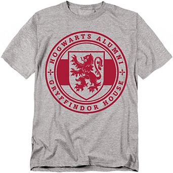Big & Tall Original & Unrestored Harry Potter Gryffindor House Badge Graphic Tee