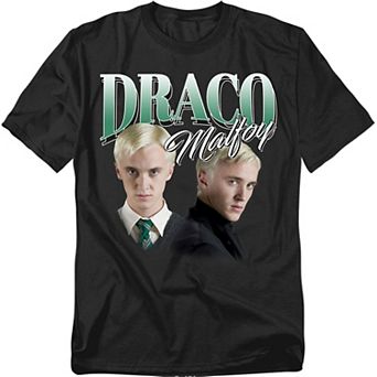 Big & Tall Original & Unrestored Harry Potter Draco Malfoy Homage Graphic Tee