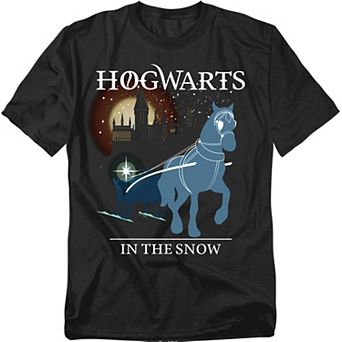 Big & Tall Original & Unrestored Harry Potter Christmas In The Snow Graphic Tee