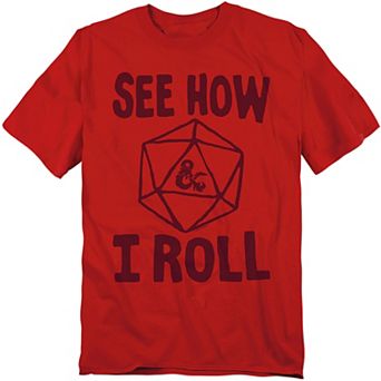 Big & Tall Original & Unrestored Dungeons And Dragons DD Graphic Tee