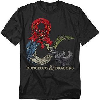 Big & Tall Original & Unrestored Dungeons And Dragons Ampersand Logo Graphic Tee