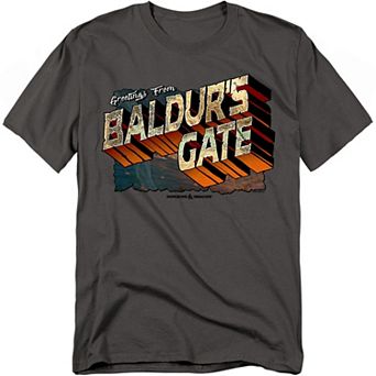 Big & Tall Original & Unrestored Dungeons And Dragons Baldur's Gate Graphic Tee