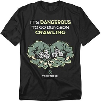 Big & Tall Original & Unrestored Dungeons And Dragons Its Dangerous Graphic Tee