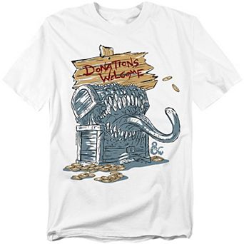 Big & Tall Original & Unrestored Dungeons And Dragons Donations Graphic Tee