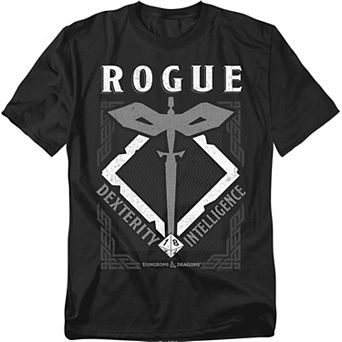 Big & Tall Original & Unrestored Dungeons And Dragons Rogue Graphic Tee