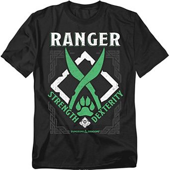 Big & Tall Original & Unrestored Dungeons And Dragons Ranger Strength Graphic Tee