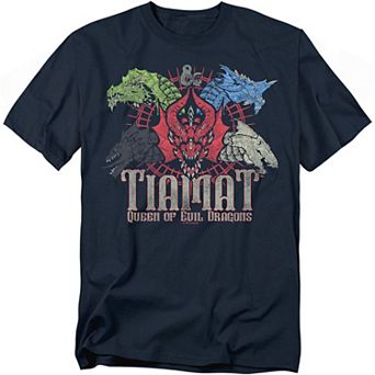 Big & Tall Original & Unrestored Dungeons And Dragons Tiamat Graphic Tee