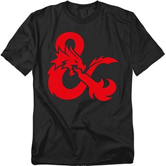 Big & Tall Original & Unrestored Dungeons And Dragons Ampersand Logo Graphic Tee