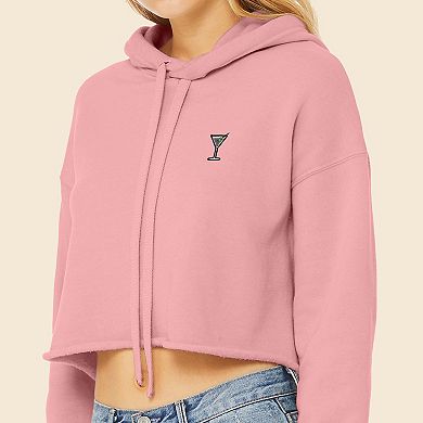 Dalix Martini Cropped Hoodie