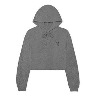 Dalix Martini Cropped Hoodie