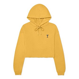 Dalix Martini Cropped Hoodie