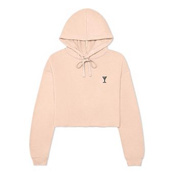 Dalix Martini Cropped Hoodie