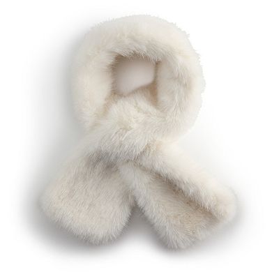 LC Lauren Conrad Long Pile Faux Fur Shawl