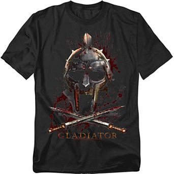 Big & Tall Gladiator Helmet Graphic Tee