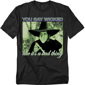 Big & Tall Original & Unrestored The Wizard Of Oz Wicked Witch Graphic Tee