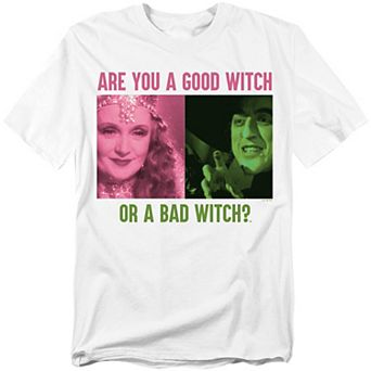 Big & Tall Original & Unrestored The Wizard Of Oz Good Or Bad Witch Graphic Tee