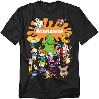 Big & Tall Original & Unrestored Nickelodeon Splat Group Graphic Tee