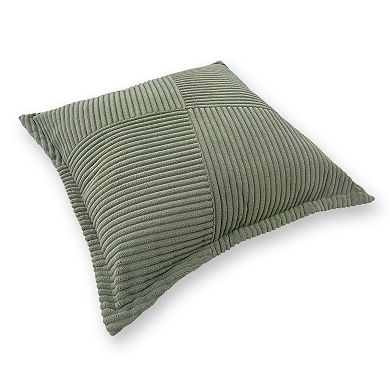 Sonoma Goods For Life® Patched Corduroy Throw Pillow