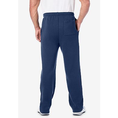 KingSize Men's Big & Tall Heavyweight Double Knit Open Bottom Sweatpants