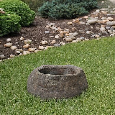 Outdoor Faux Rock Pond, Ellipsoid