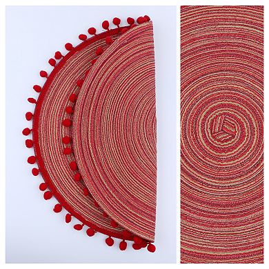 Placemats Set of 6 Polyester Placemats for Kitchen Dining Table Decor Table Placemats