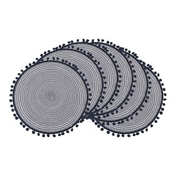 Placemats Set of 6 Polyester Placemats for Kitchen Dining Table Decor Table Placemats