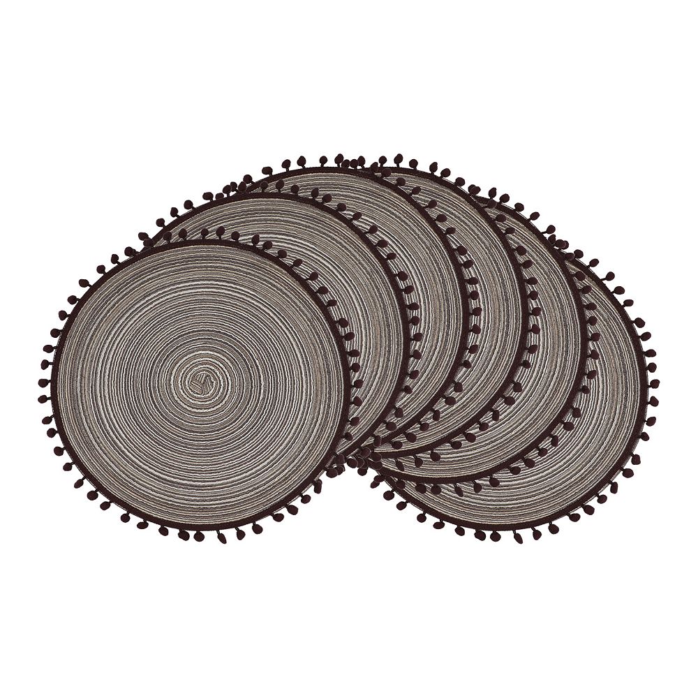 Placemats Set of 6 Polyester Placemats for Kitchen Dining Table Decor Table Placemats