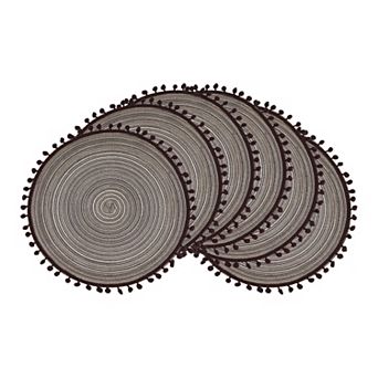 Placemats Set of 6 Polyester Placemats for Kitchen Dining Table Decor Table Placemats