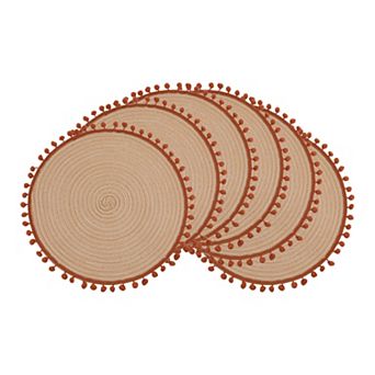 Placemats Set of 6 Polyester Placemats for Kitchen Dining Table Decor Table Placemats