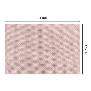 Placemats Set of 6 Placemats for Dining Table Decor Indoor Outdoor Kitchen Table Mat, 18*12in
