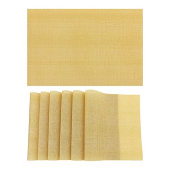 Placemats Set of 6 Placemats for Dining Table Decor Indoor Outdoor Kitchen Table Mat, 18*12in