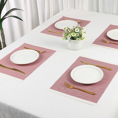 Placemats Set of 6 Placemats for Kitchen Dining Table Decor Washable Table Placemats 18"x12"