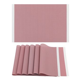 Placemats Set of 6 Placemats for Kitchen Dining Table Decor Washable Table Placemats 18"x12"