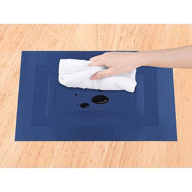 Placemat Set of 6 Placemats for Kitchen Dining Table Decor Washable Heat Resistant Placemats