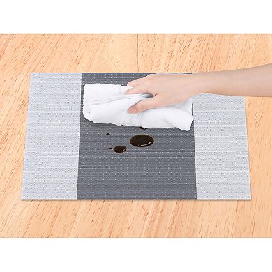 Placemats Set of 6 Easy Clean Placemats for Kitchen Dining Table Decor Table Placemats 18"x12"