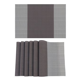 Placemats Set of 6 Easy Clean Placemats for Kitchen Dining Table Decor Table Placemats 18"x12"