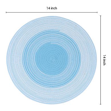 Placemats Set of 6 Rattan Placemats for Dining Table Decor Indoor Outdoor Kitchen Table Mat