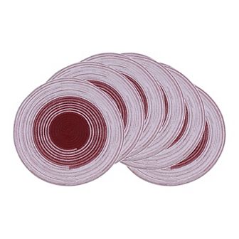 Placemats Set of 6 Rattan Placemats for Dining Table Decor Indoor Outdoor Kitchen Table Mat